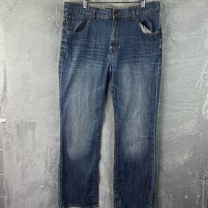 marc ecko Jeans Men's bootcut blue denim size 38x34